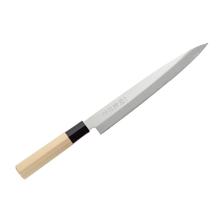 Couteau Sashimi Japonais Sekiryu 21cm - Inox & Peuplier