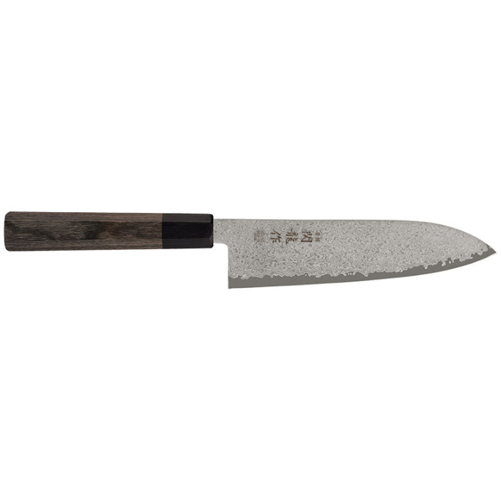 Couteau Santoku Sekiryu SRVG100SBK 18cm - Bois