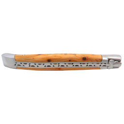 Couteau TMC Laguiole pièce - Lame 14C28 - Manche Genévrier 12cm