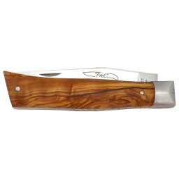 Couteau TMC Alpin - Lame 12C27 - Manche Olivier 10cm