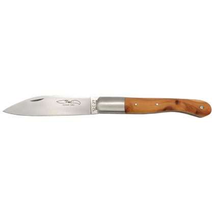 Couteau TMC Aurillac - Lame 12C27 - Manche Bois de Cade 10cm