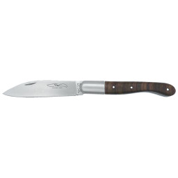 Couteau TMC Aurillac 10cm - Lame 12C27 - Manche Noyer