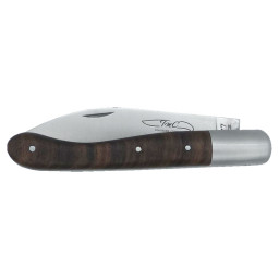 Couteau TMC Aurillac 10cm - Lame 12C27 - Manche Noyer