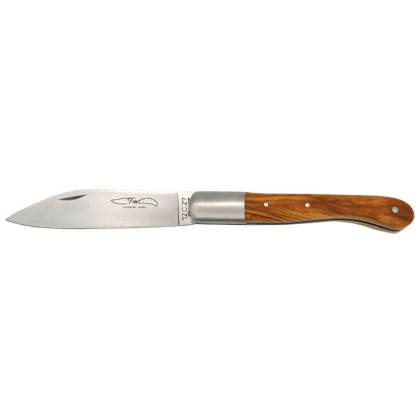 Couteau TMC Aurillac 10cm - Lame 12C27 - Manche Olivier
