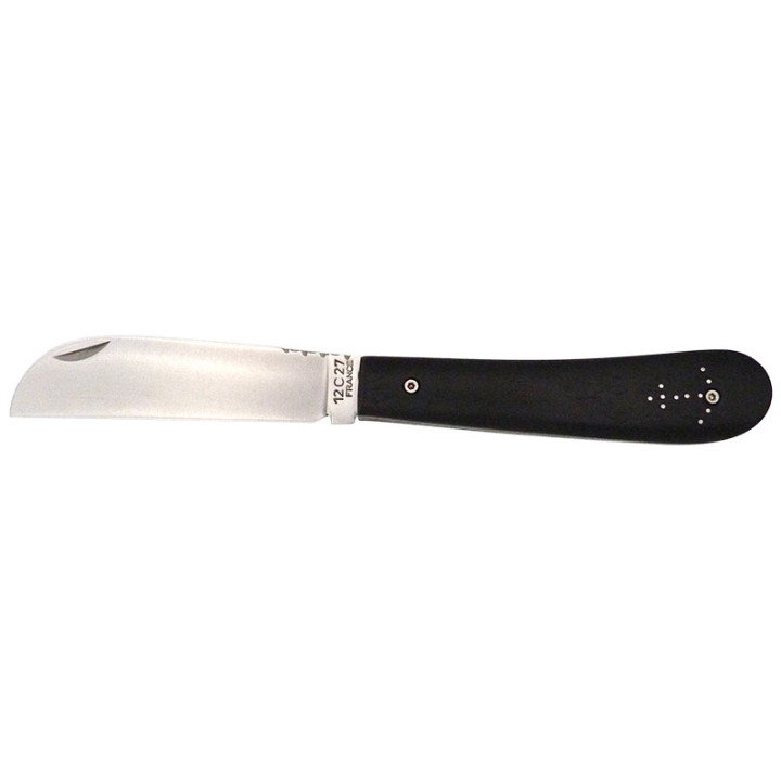 Couteau TMC London 11cm - Lame 12C27 - Manche Ebène