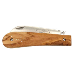 Couteau TMC London 11cm - Lame 12C27 - Manche Olivier