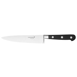 Couteau Deglon Idéale Sabatier DEG - Cuisine lame 15cm, lame 5Cr15MoV (Inox), manche en ABS