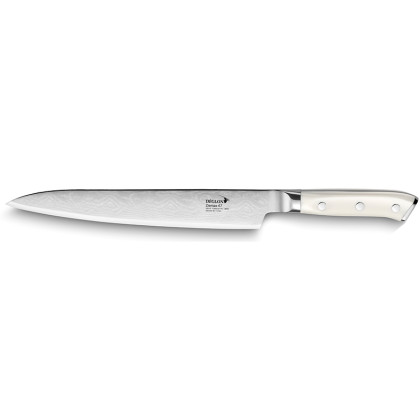 Couteau Deglon Damas - Découper lame Damas 23cm, manche en Corian
