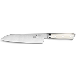 Couteau Deglon Damas - Santoku 180 mm, lame Damas 18cm manche en Corian