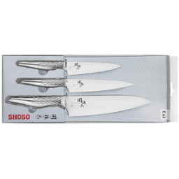 Set 3 Couteaux Kai Shoso Ab.5161 + Ab.5163 + Ab.5158 -  KAI
