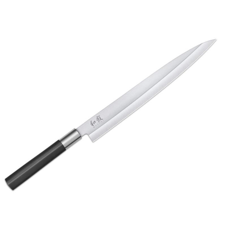 Couteau Yanagiba Kai lame 24Cm Wasabi Black Inox -  KAI