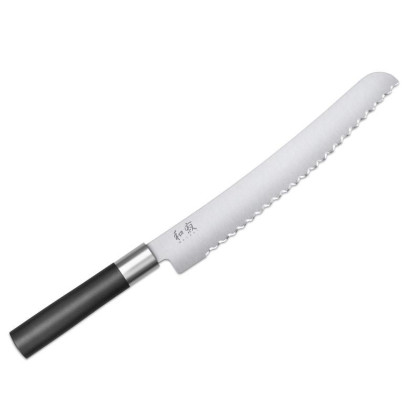 Couteau A Pain Kai lame 23Cm Wasabi Black Inox -  KAI