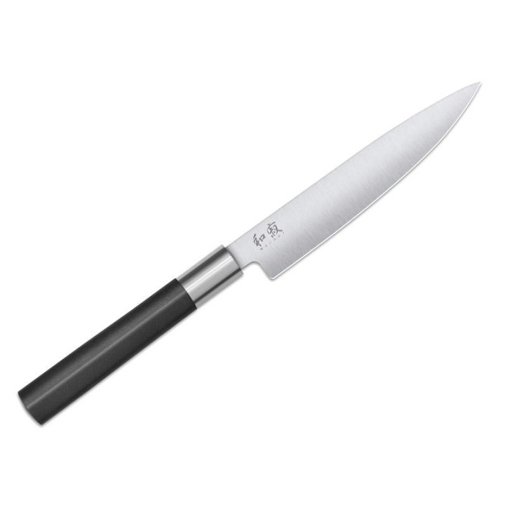 Couteau Universel Kai  lame 15Cm Wasabi Black Inox -  KAI