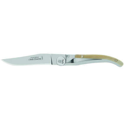 Manche corne claire Couteau LAGUIOLE C.DOZORME 