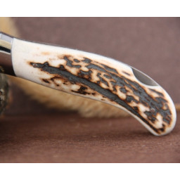 Manche cerf véritable Couteau LAGUIOLE  CHASSE G.DAVID