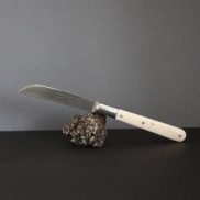 Couteau le Langres Manche ivoirine lame carbone AU SABOT