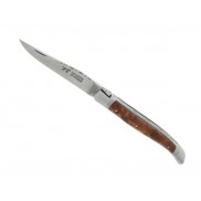 Couteau Laguiole par LE FIDELE loupe de thuya 2 mitres