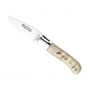 Couteau Laguiole GILLES® « GENTLEMAN », lame à cran manche 10,5 cm corne de bélier