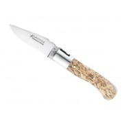 Couteau Laguiole GILLES® « GENTLEMAN », lame à cran manche 10,5 cm bouleau