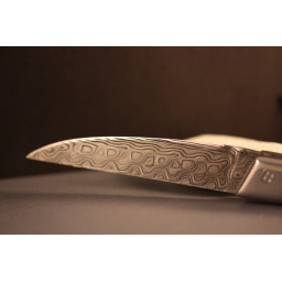 Couteau LE THIERS  C.DOZORME RLT DAMAS Ebène