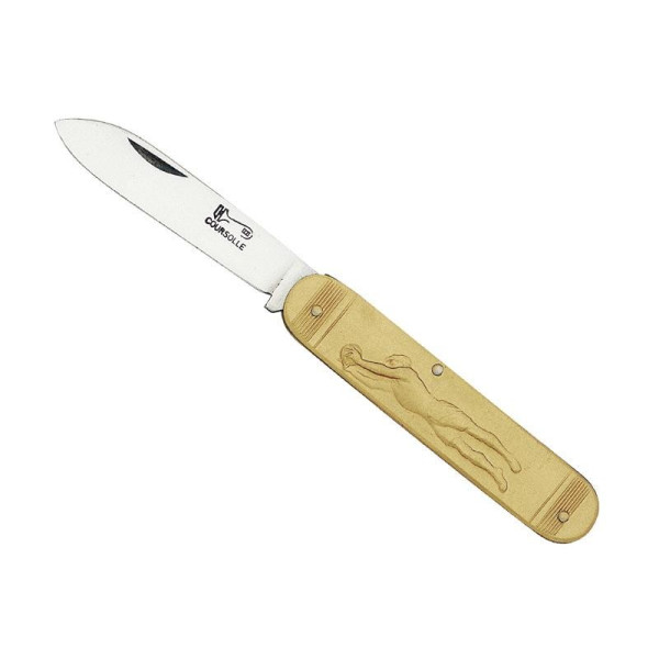 COUTEAU COURSOLLE GRAND CHASSEUR CHIEN DE CHASSE 3 PIÈCES TIRE-BOUCHON CANIF MAN