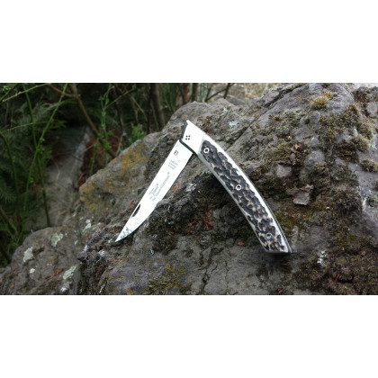 Couteau Le Thiers Claude Dozorme RLT Bois de Cerf - Inox