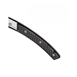 Couteau de Poche  Lame Damas Le Thiers® RLT Claude Dozorme –  Fibre de Carbone