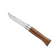 Couteau OPINEL n° 9 VRI, manche noyer 12 cm lame inox